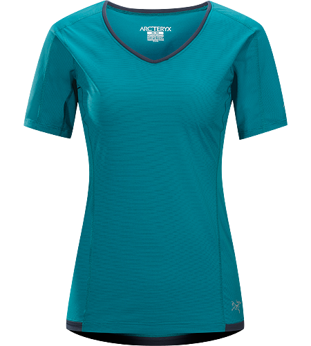 Motus Crew SS Women's Relaxed fit, short-sleeved, crew neck shirt constructed using Phasic™ Technology textile; Ideal for high-output, stop-and-go activities.