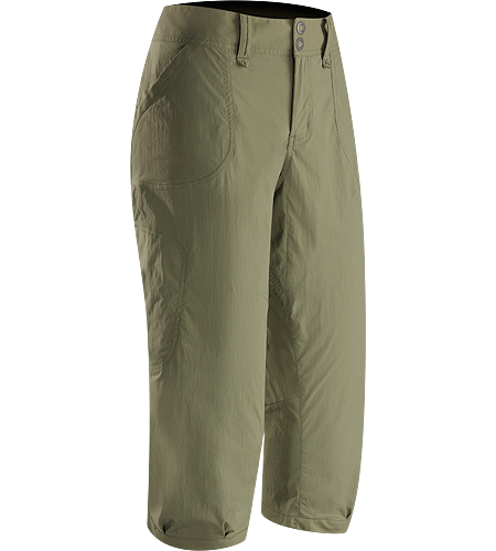 Parapet Capri Women's Casual capri pant constructed with lightweight, durable yet stretchy technical fabric for enhanced mobility during activity
