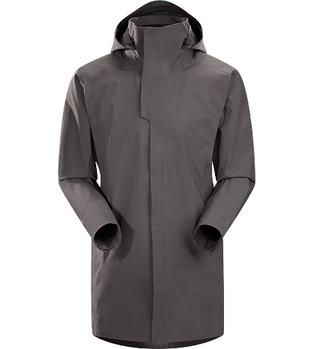 Parsec Coat Men's Three-quarter length, brushed interior windproof waterproof/breathable GORE-TEX® soft shell long coat