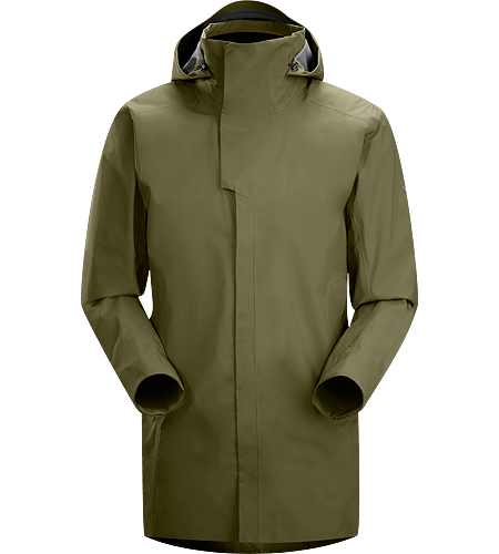Parsec Coat Men's Three-quarter length, brushed interior windproof waterproof/breathable GORE-TEX® soft shell long coat
