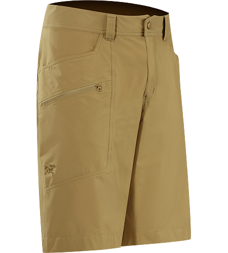 Perimeter Short Men's Mid-weight, articulated hiking shorts, designed and patterned for enhanced freedom of movement and comfort.