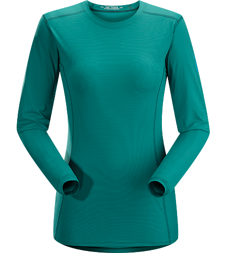Phase SL Crew LS Women's <strong>Phase Series: Moisture wicking base layer | SL: Superlight. </strong>Moisture-wicking base-layer, constructed using odour-control fabric; Ideal as lightweight insulation layer during aerobic activities