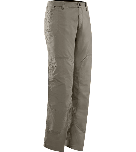 Renegade Pant Men's Lightweight canvas travel pants designed with subtle articulation for increased freedom of movement