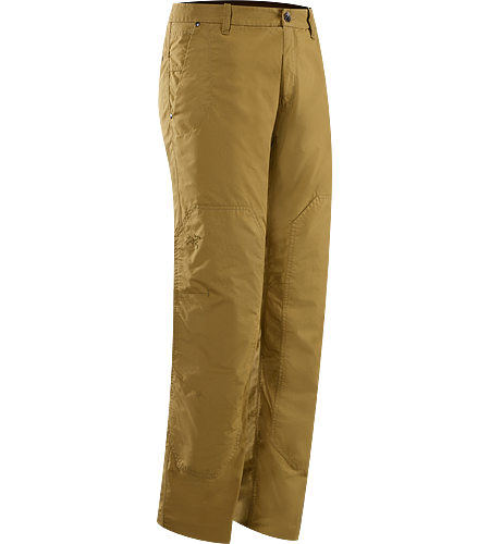 Renegade Pant Men's Lightweight canvas travel pants designed with subtle articulation for increased freedom of movement