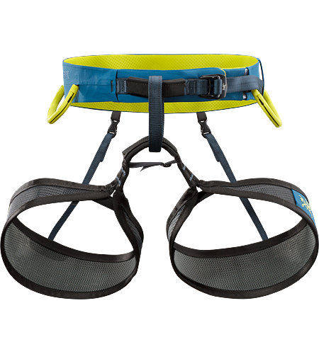 S·220 LT Men's Lightweight, supple, super thin harness with conical shaped, Vapor mesh leg loops and Warp Strength Technology™ swami; Our lightest Sport Climbing harness.