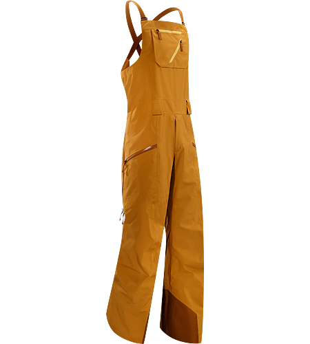 Sabre Full Bib Pant Men's Waterproof, lightly insulated, relaxed fit bit pant with large cargo pockets for plenty of storage. Intended for extended use on long, deep snow days