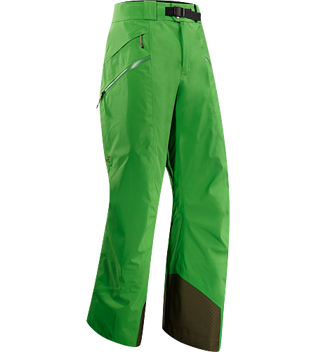 Sabre Pant Men's Built for riders/skiers, a lightly insulated, waterproof, GORE-TEX® pant with a Slide 'n Loc™ snap system to attach the jacket to pants.