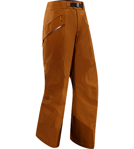 Sabre Pant Men's Built for riders/skiers, a lightly insulated, waterproof, GORE-TEX® pant with a Slide 'n Loc™ snap system to attach the jacket to pants.