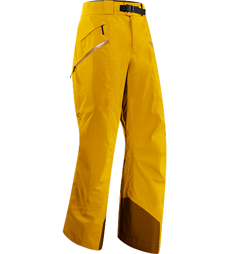 Sabre Pant Men's Built for riders/skiers, a lightly insulated, waterproof, GORE-TEX® pant with a Slide 'n Loc™ snap system to attach the jacket to pants.