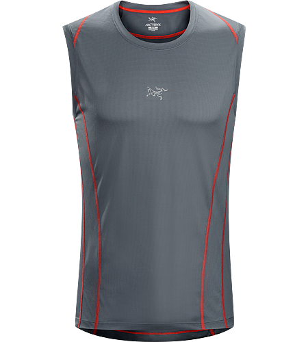 Sarix Sleeveless Men's Ultra lightweight, high performance mesh sleeveless shirt designed for trail running and racing.