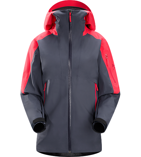 Sentinel Veste Femme Veste GORE-TEX® respirante et résistante à l'eau, à la coupe décontractée, dotée d'une capuche Storm Hood™ compatible avec un casque et du système de fermeture Slide 'n Loc™ qui permet de fixer la jupe pare-neige intégrée au pantalon en pleine neige.