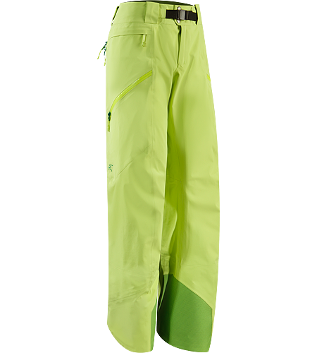Sentinel Pant Women's Waterproof, women-specific GORE-TEX® pants, designed for riders/skiers, featuring a Slide n' Loc™ snap system that attaches pants to a jacket