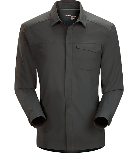 Skyline Shirt LS Men's Super light, breathable long sleeve shirt with a standard button collar and a soft hand, perfect for warm, summer days.