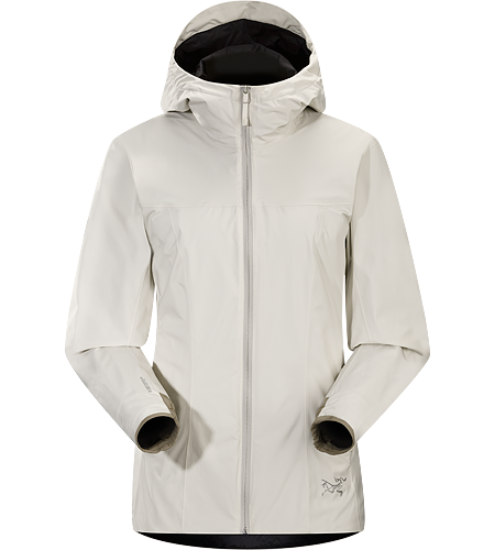 Solano Jacket Women's A lightweight and breathable, lined WINDSTOPPER® jacket with an adjustable hood, longer length and articulated patterning for active use.