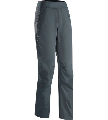 Solita Pant Women's Light, full coverage, warm-up/cool down pant with 3/4 length side zips that enable easy removal over running shoes.