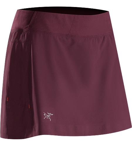 Solita Skort Women's Lightweight, versatile skort (skirt/short combination) with an inner boxer-length mesh liner and stretch-woven waistband to enhance comfort and freedom of movement.