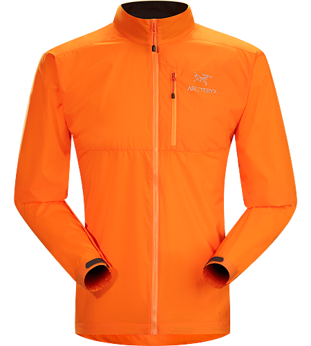 Squamish Jacket Men's Super lightweight, durable and compressible jacket; Ideal as a wind resistant layer for warm weather activities