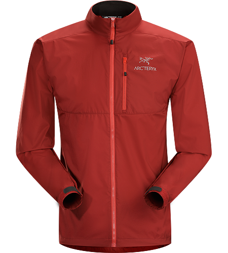Squamish Jacket Men's Super lightweight, durable and compressible jacket; Ideal as a wind resistant layer for warm weather activities
