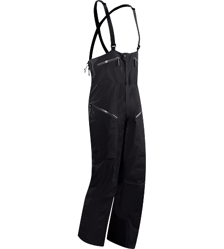 Stinger Bib Men's Durable and waterproof bib pant, patterned for gender specific articulation, and designed a higher bib, large volume thigh pockets, and an enhanced fit.