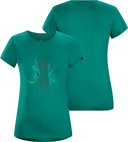 Trunk T-Shirt Women's Lightweight, 100% cotton, short-sleeved T-shirt with illustrated graphic on the front