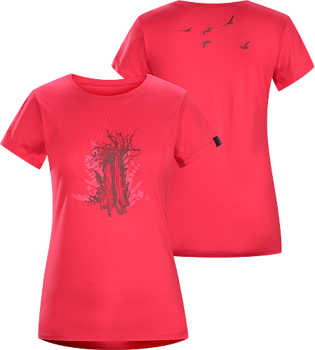Trunk T-Shirt Women's Lightweight, 100% cotton, short-sleeved T-shirt with illustrated graphic on the front