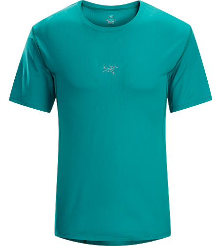 Velox Crew Men's Leichtes, feuchtigkeitsregulierendes Kurzarmshirt aus besonders atmungsaktivem Netzgewebe, speziell für das Training unter wärmeren Bedingungen.
