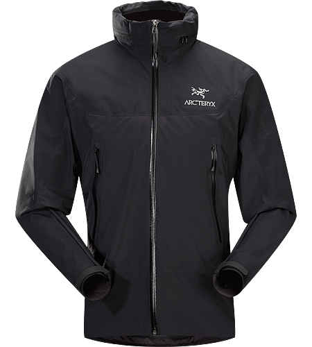 Zeta LT Hybrid Jacket Men's Lightweight, waterproof, breathable GORE-TEX® hooded jacket for emergency storm protection.