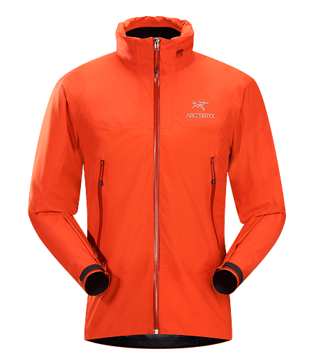 Zeta LT Hybrid Jacket Men's Lightweight, waterproof, breathable GORE-TEX® hooded jacket for emergency storm protection.