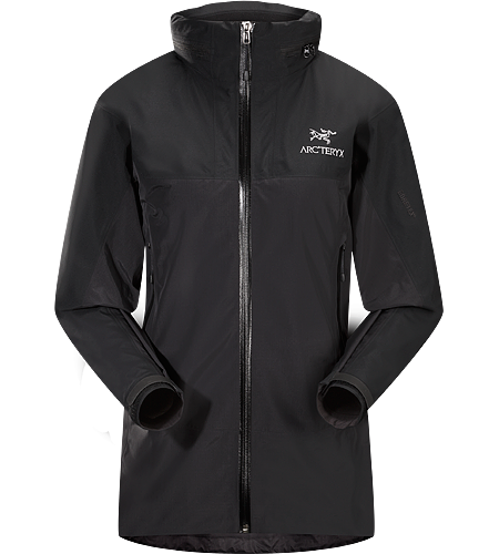 Zeta LT Hybrid Jacket Women's Light weight and packable, waterproof/breathable jacket for emergency storm protection, has stowable hood and is reinforced with 3L GORE-TEX®.