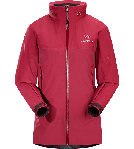 Zeta LT Hybrid Jacket Women's Light weight and packable, waterproof/breathable jacket for emergency storm protection, has stowable hood and is reinforced with 3L GORE-TEX®.