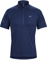 アクセレレーター ジップネックシャツ メンズ