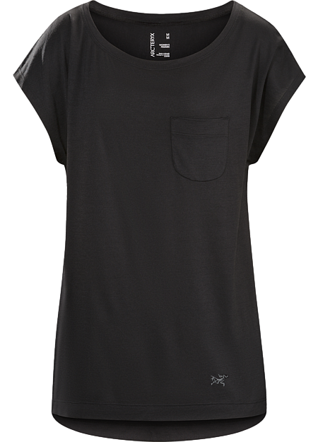A2B Scoop Neck Shirt SS Women's Comfortable wool blend top for the urban bike commute and everyday living.