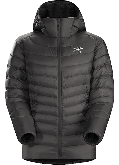 Cerium LT Hoody Women's Streamlined, lightweight down hoody filled with 850 white goose down. This backcountry specialist hoody is intended primarily as a mid layer in cool, dry conditions. Down Series: Down insulated garments | LT: Lightweight.