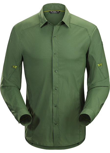 Elaho Shirt LS Men's Light, hardwearing snap front Alatorre™ hiking and trekking shirt created for extended backcountry travel in hot weather.