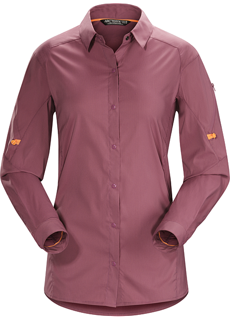 Fernie Shirt LS Women's Light, air permeable, hardwearing snap-front hiking, trekking and travel shirt created for extended trips in hot, sunny weather.