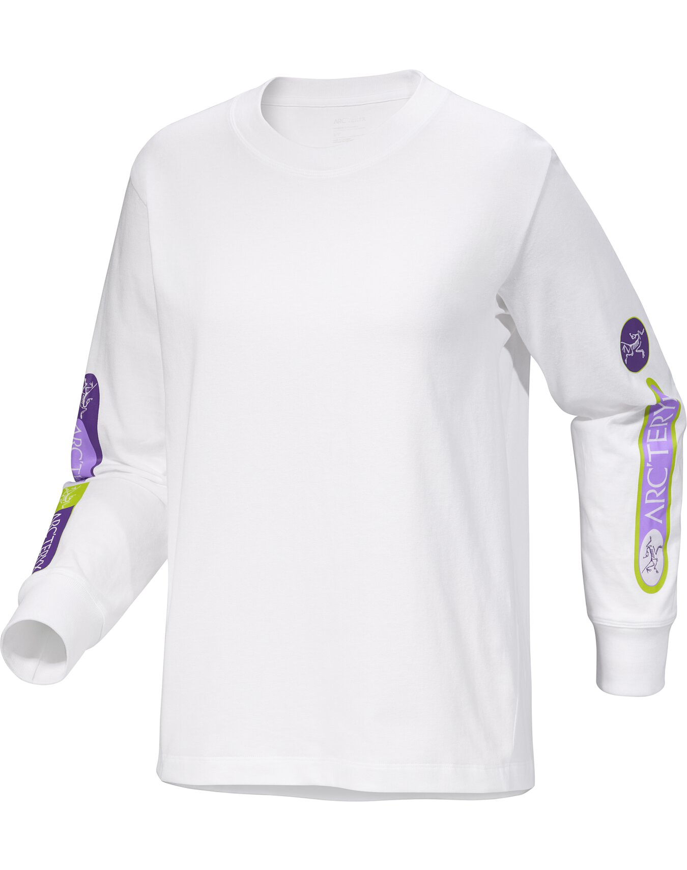 Kragg Cotton Sticker Crew Shirt LS Women