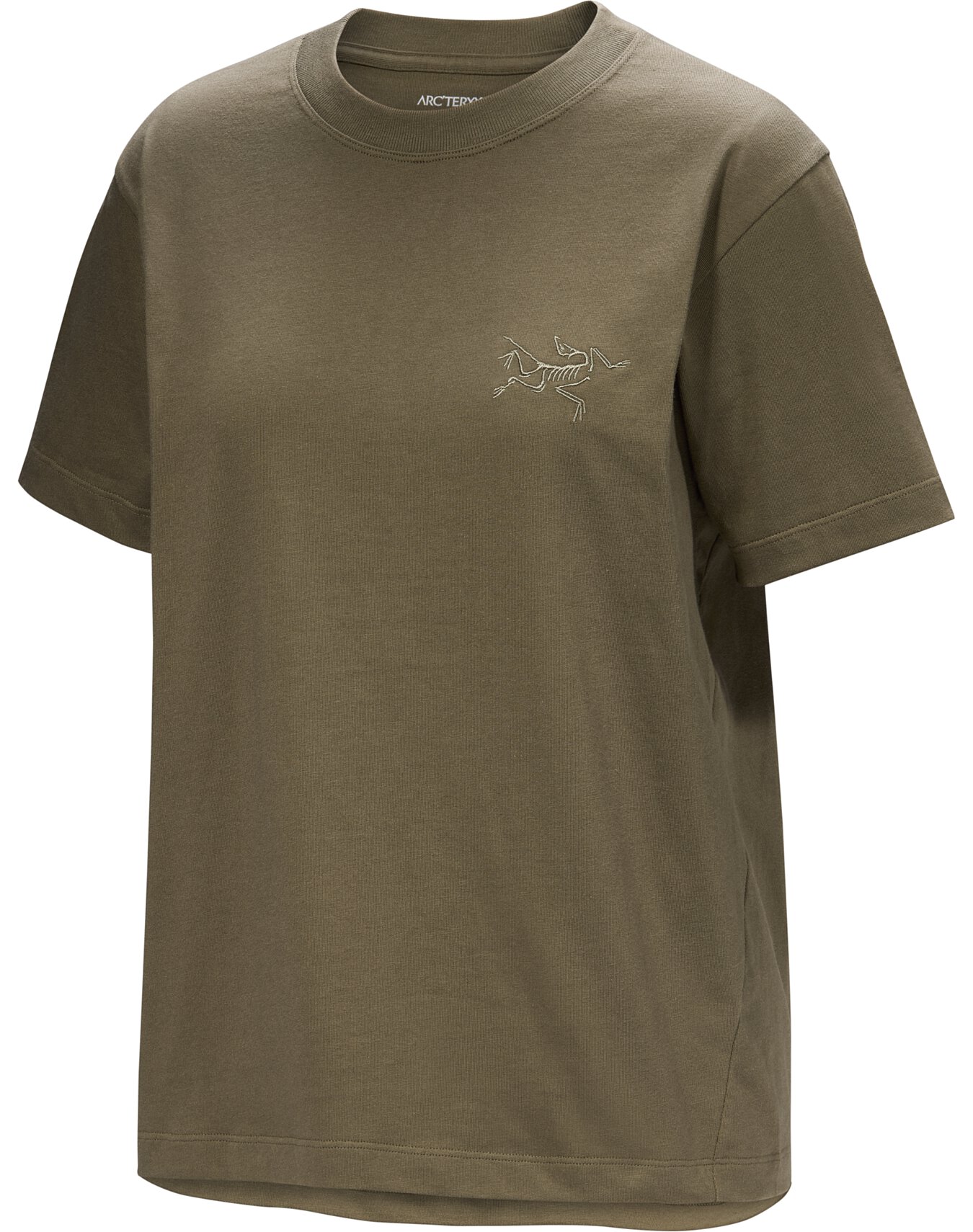 【SATIIIZ】Suede short sleeve t-shirt Kragg Cotton Little Bird Crew Shirt SS Women's | Arc'teryx