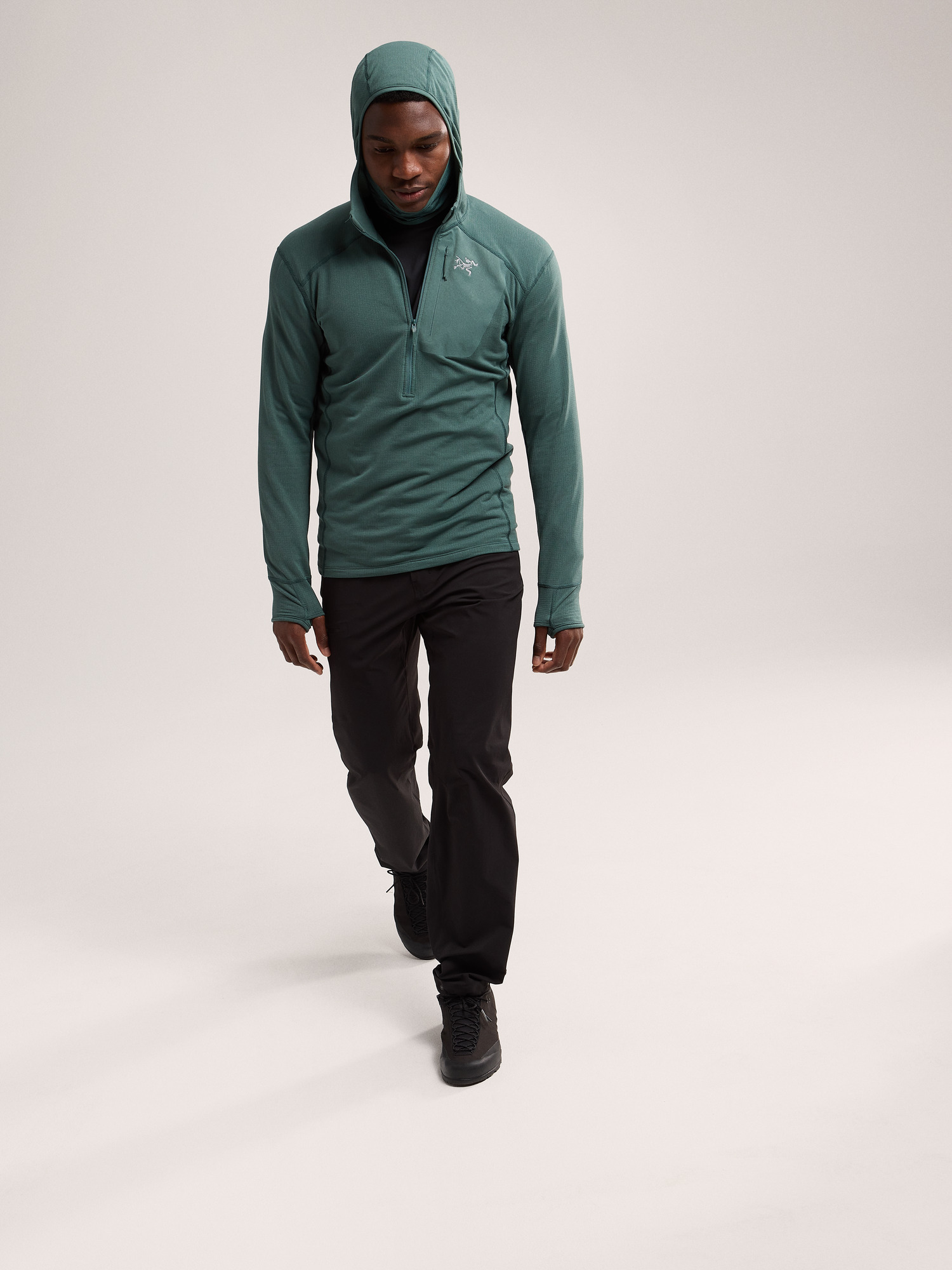 Delta 1/2 Zip Neck Hoody Men's | Arc'teryx