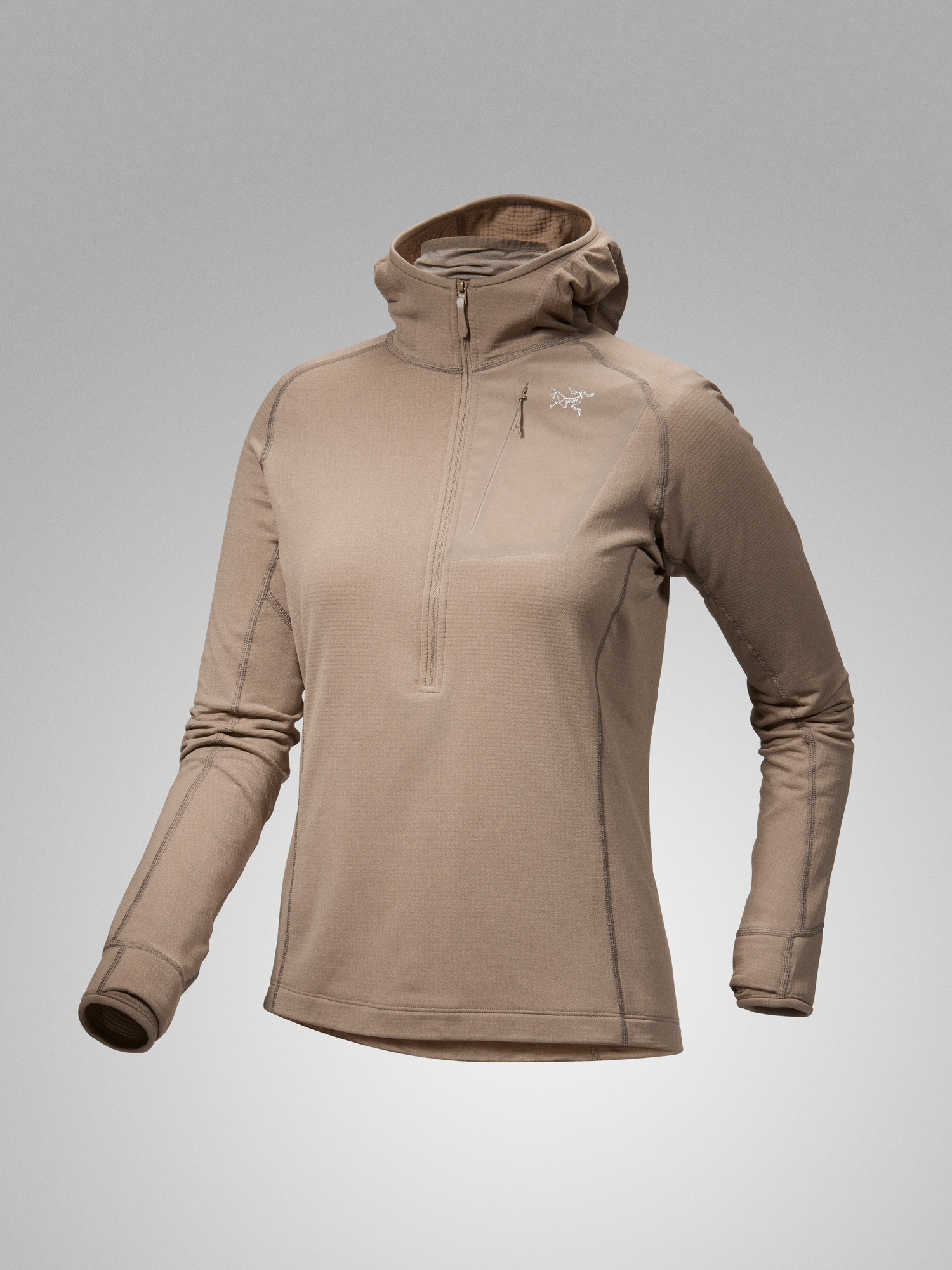 polartec® thermal pro® 1/2 zip hip sweater