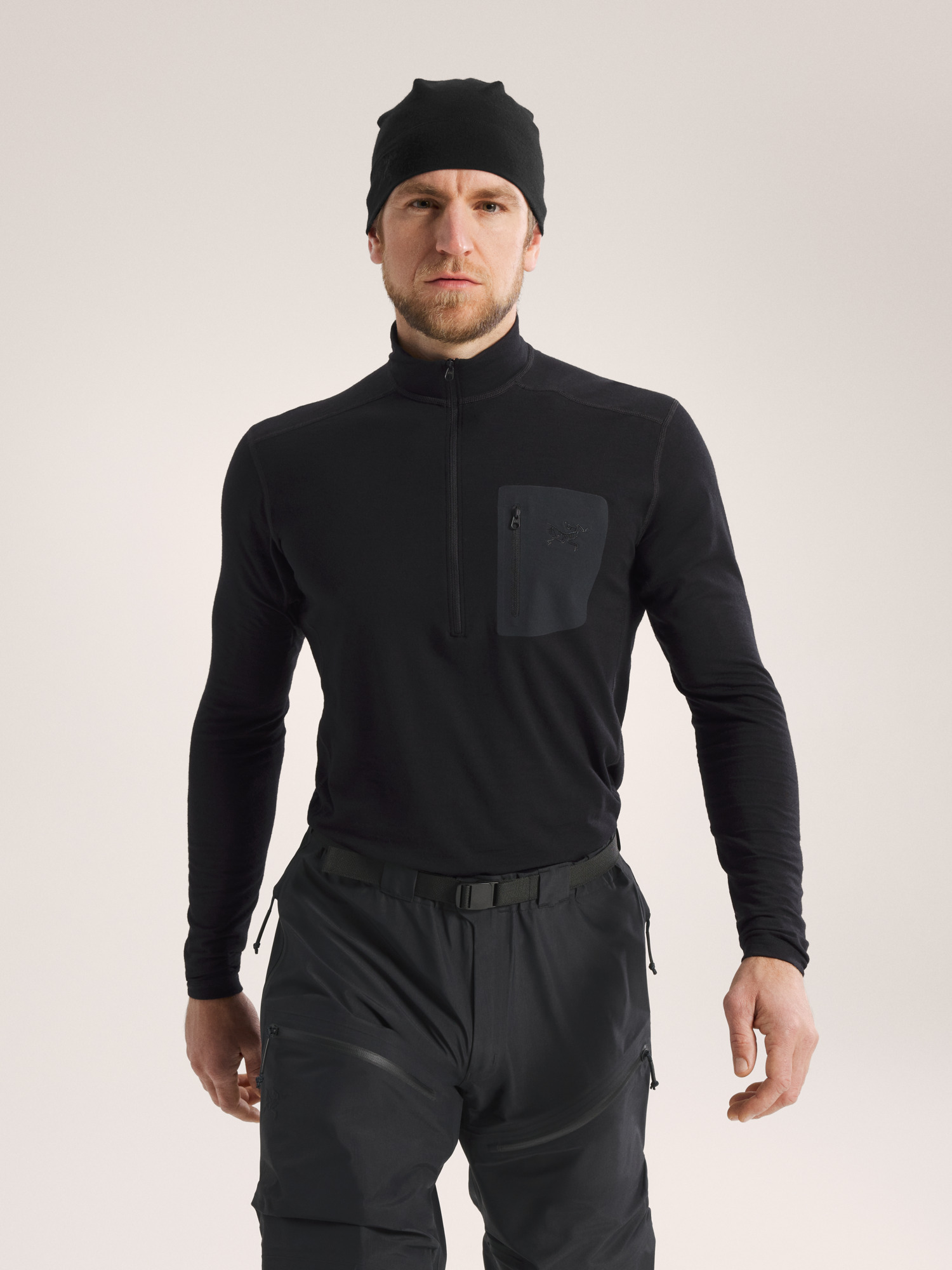 Cold WX Zip Neck AR - Wool Men's