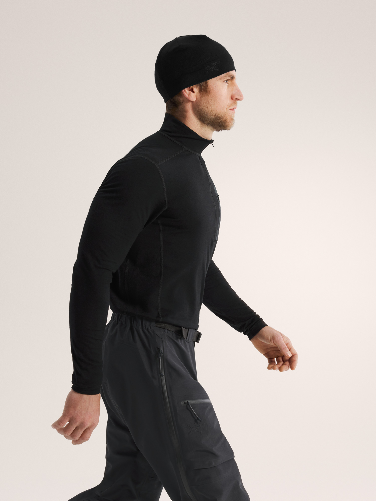 Cold WX Zip Neck AR - Wool Men's