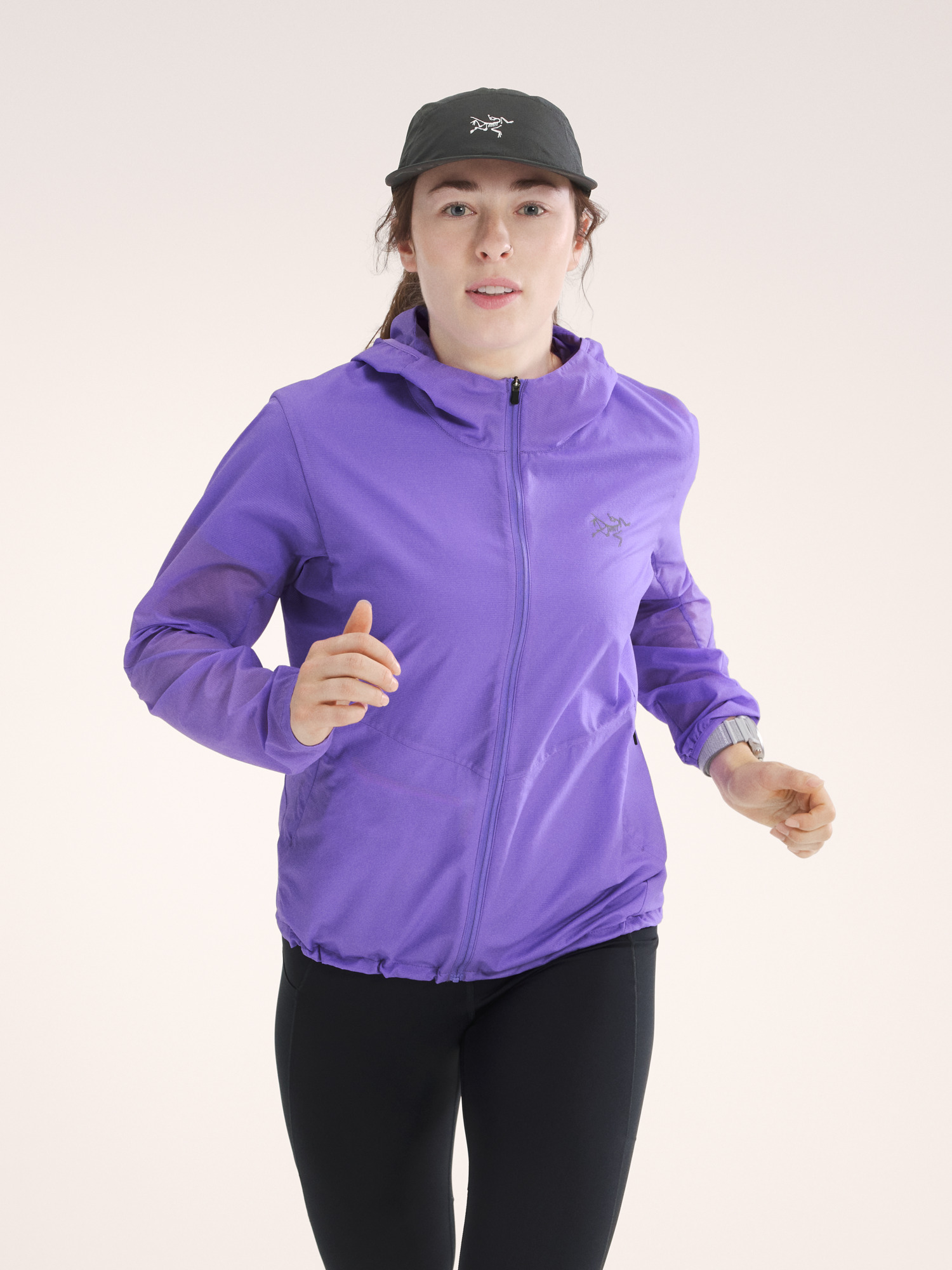 極美品　ARC'TERYX インセンド エアシェル フーディ　パープル　M Incendo Airshell Hoody Women's | Arc'teryx