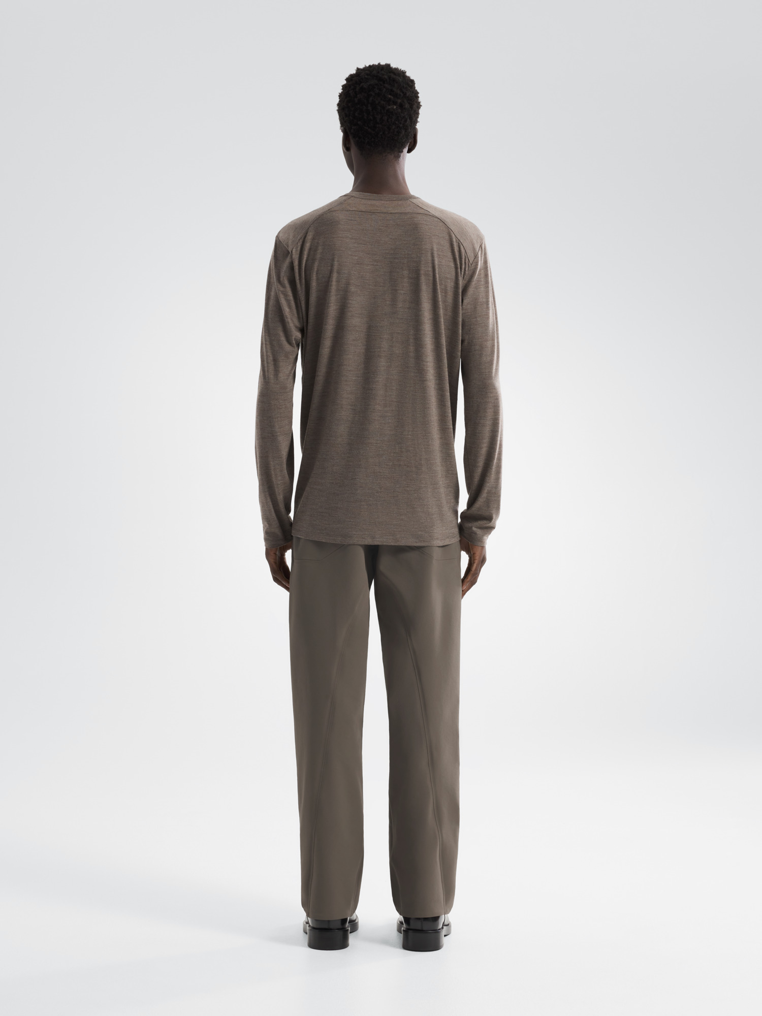 トップス Veilance Frame LS Polo XS Rune Heather Frame Polo Shirt LS Men's | Arc'teryx Canada