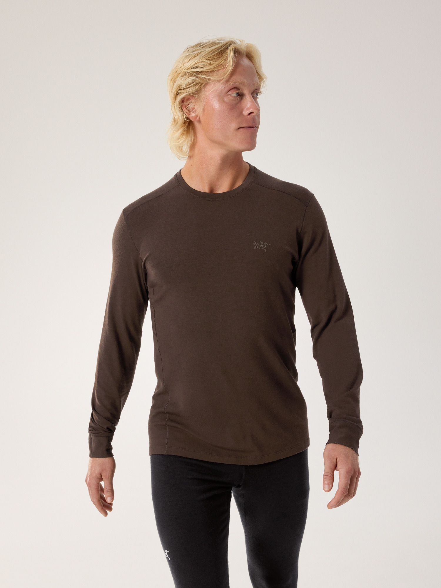 Rho Merino Wool Crew Neck LS Men's | Arc'teryx United States