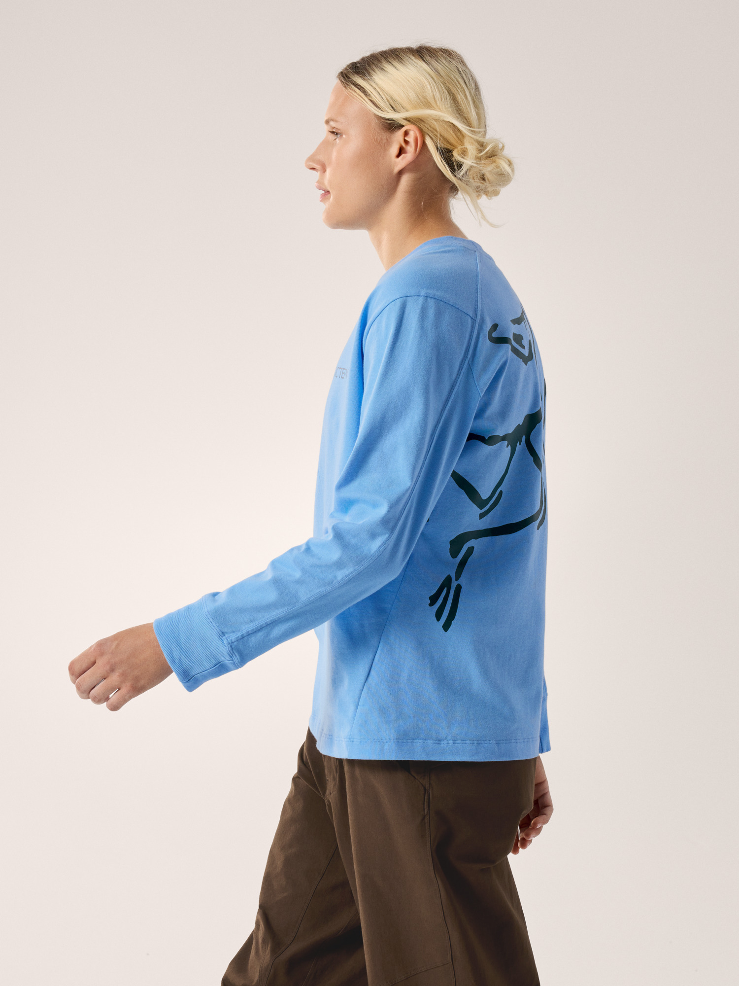 Kragg Cotton Bird Crew Neck Shirt LS Women's | Arc'teryx