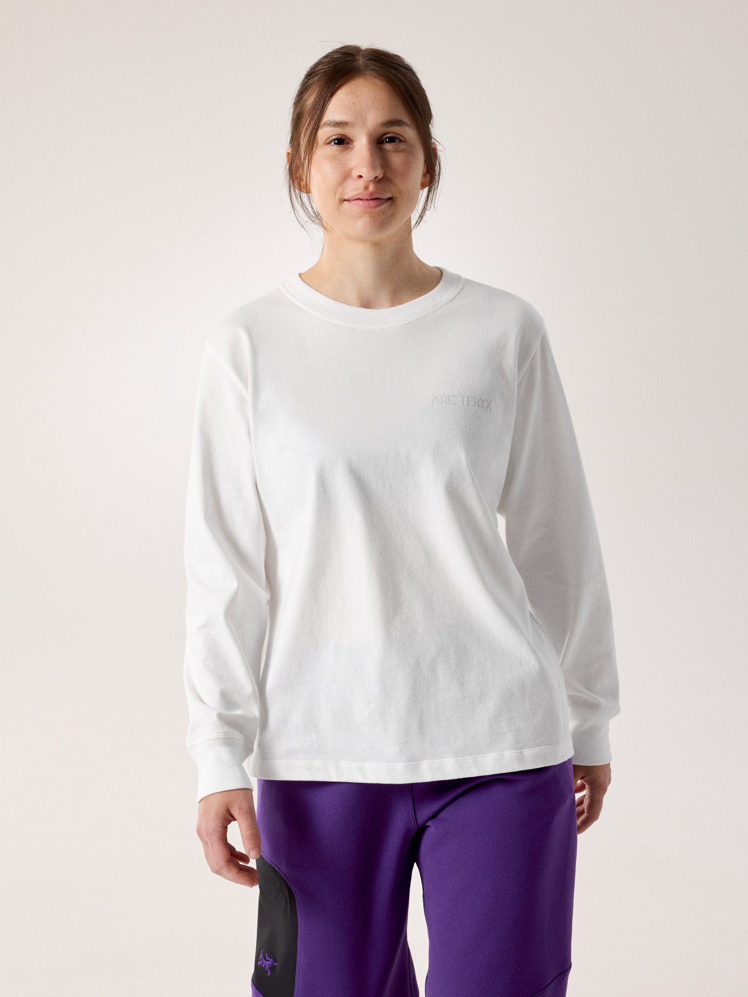 Kragg Cotton Bird Crew Neck Shirt LS Women