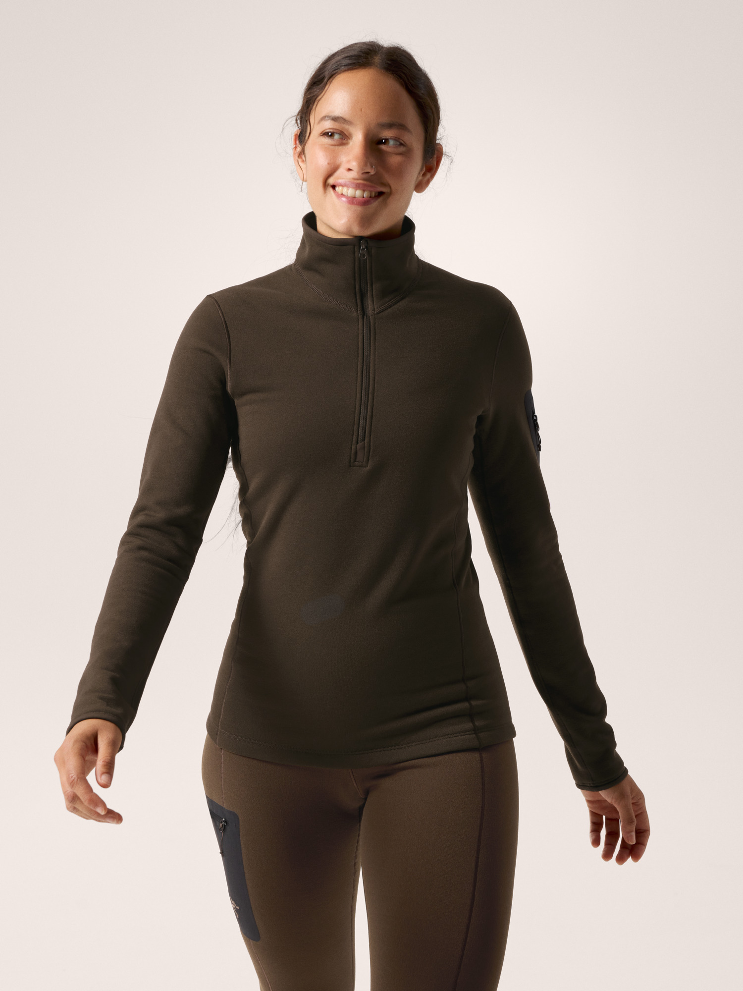 Kyanite Baselayer Zip Neck Women's | Arc'teryx United States