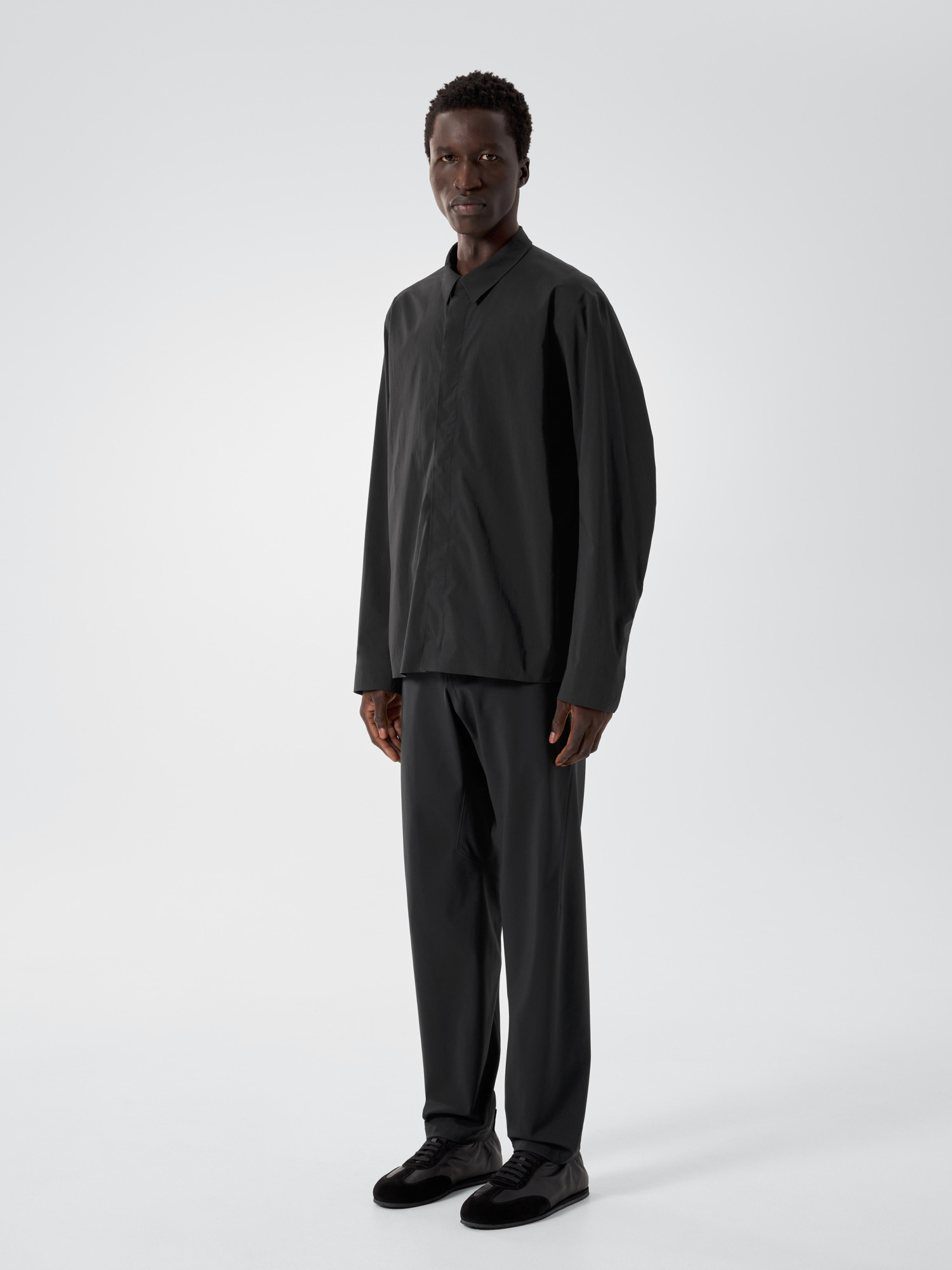 ジャケット・アウター Veilance mionn is overshirt XS black Veilance Mionn Softshell Overshirt Black | HAVEN