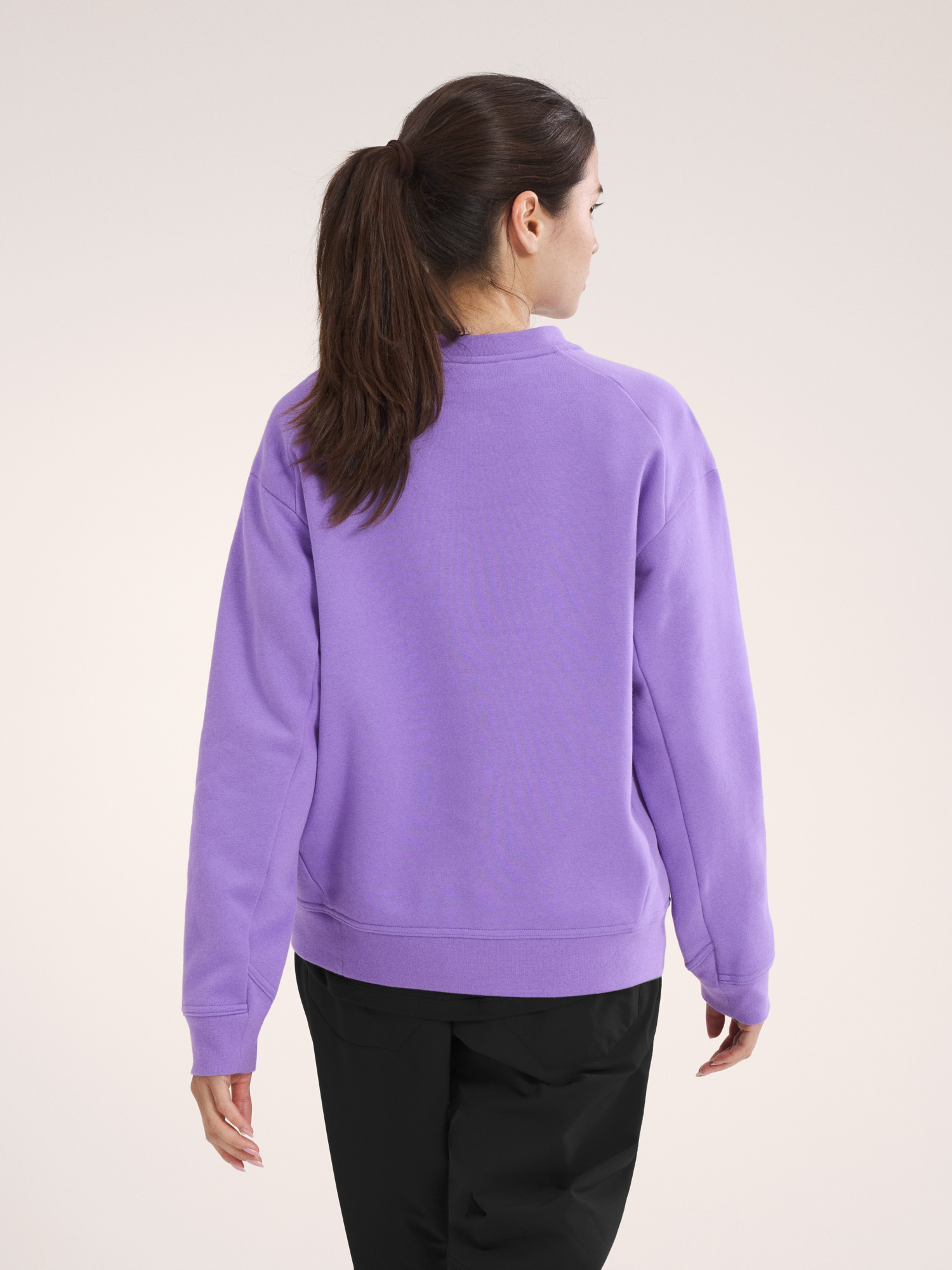 Emblem Fleece Crew Neck Pullover Women's