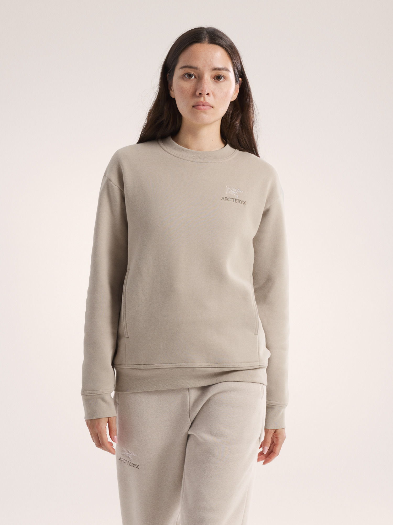 Emblem Fleece Crew Neck Pullover Women's | Arc'teryx United